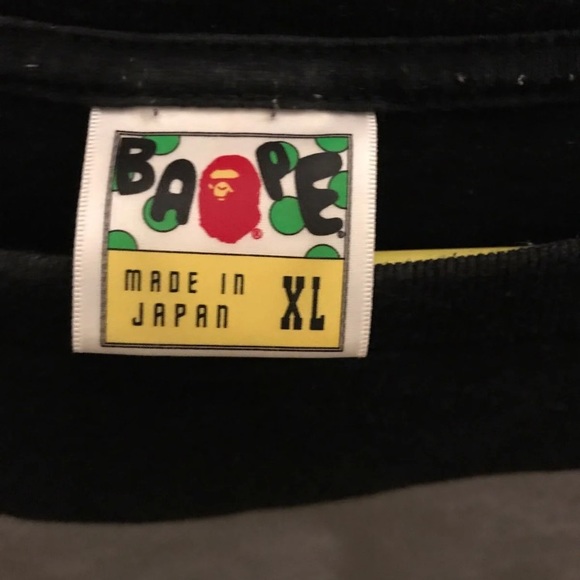 Bape T Shirt Tee T-shirt XL - Picture 3 of 5